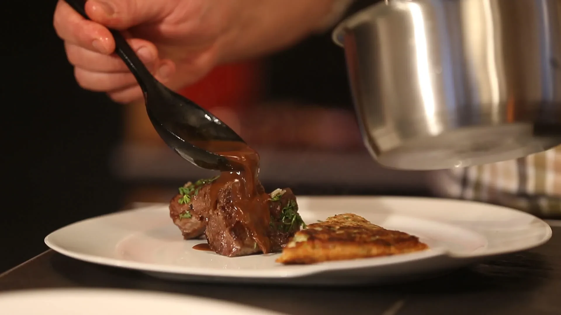 plat avec venaison
